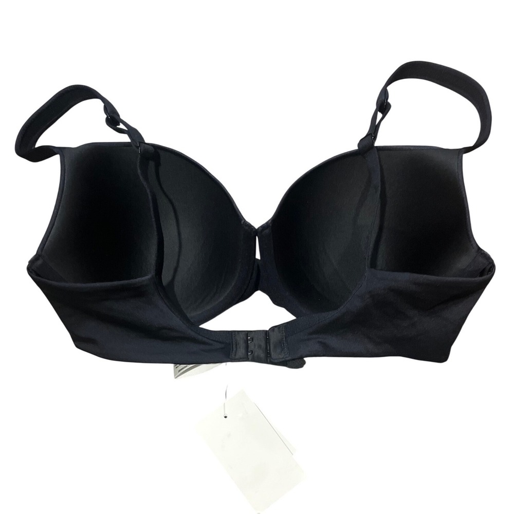Parisian Intimates Black Light Lined Balconette Bra 32DD Underwire 2008B300 NEW - Picture 2 of 9